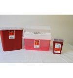 Sharp Needle Collection Container 2 Gallons Red